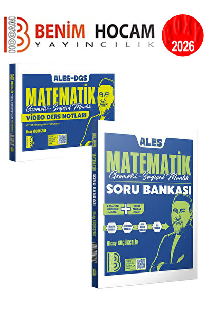 Benim Hocam Yayınları 2026 ALES DGS Matematik Video Ders Notları ALES Matemat...