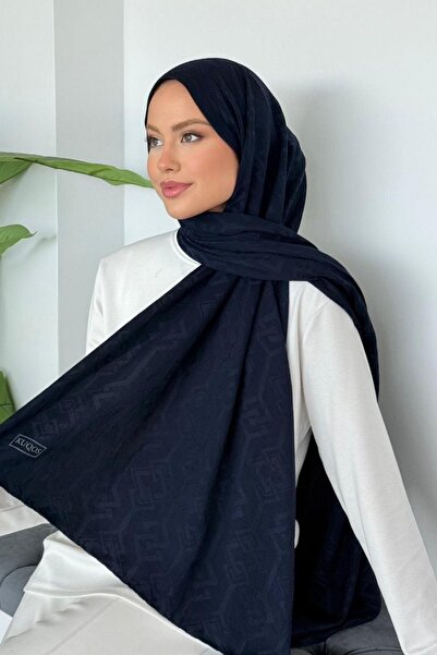 Hazamoda Şal din bumbac, albastru închis