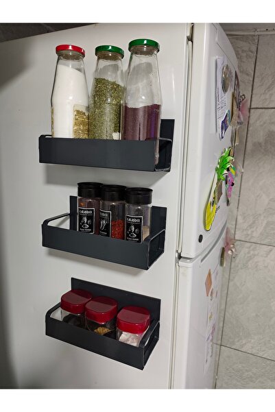 Volbent manyetik mıknatıslı buzdolabı rafı