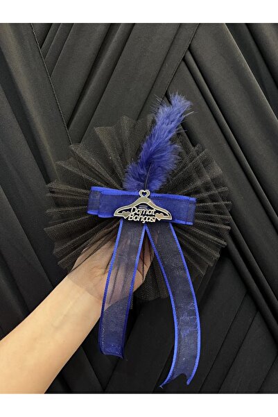 ecrin tuhafiye hobi Siyah Saks Mavi Damat Bohça Süsü, Gelin Çeyiz Düğün Nişan...