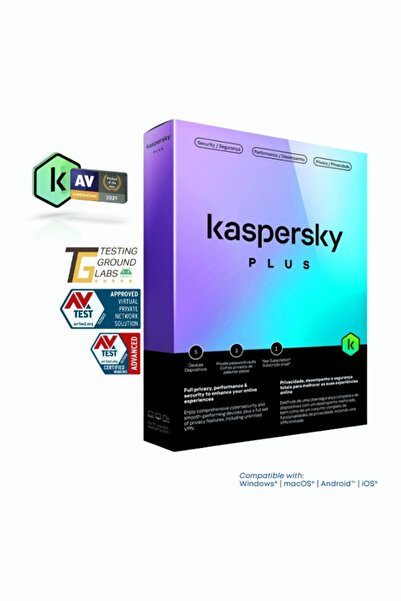 KASPERSKY كاسبركي بلس - حماية الإنترنت لخمسة أجهزة - ثلاثة خزائن كلمات مرور خ...