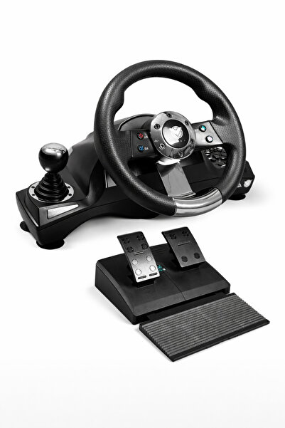 ASA Racing Steering Wheel Dual Motor 900° with Gear Shifter & Pedals – Force ...