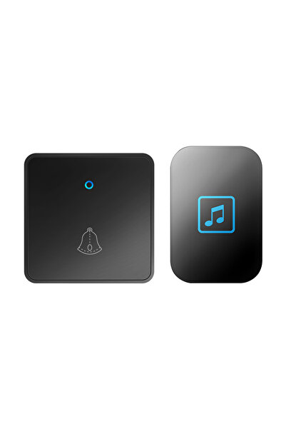 SONEX Yeni Tasarım Uzaktan Kumandalı LED Işıklı Kablosuz Kapı Zili, Yüksek Se...