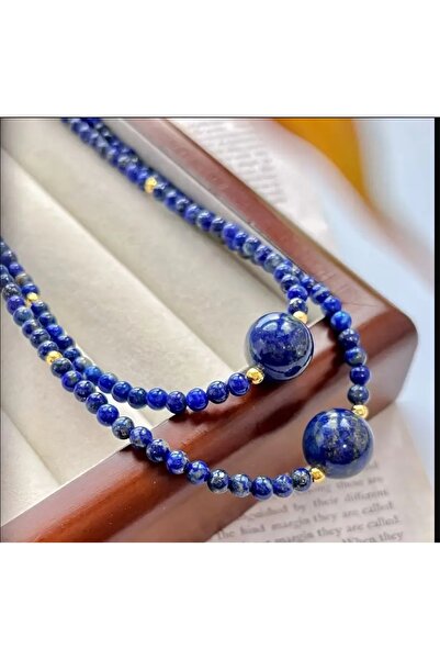 best bioenerji taş terapi Lapis Lazuli Necklace – Natural Stone 6 mm