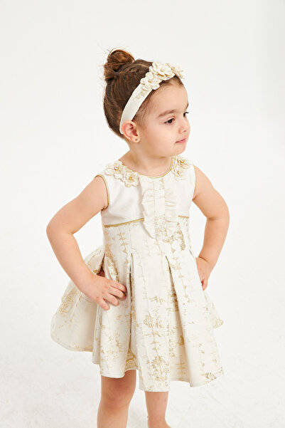 Babyhola Rochie de seară pentru fetiță, pentru bal și ocazii speciale, cu det...