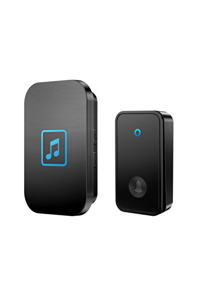 SONEX Yeni Tasarım Uzaktan Kumandalı LED Işıklı Kablosuz Kapı Zili, Yüksek Se...