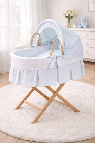 Funna Baby MOSES BASKET BLUE