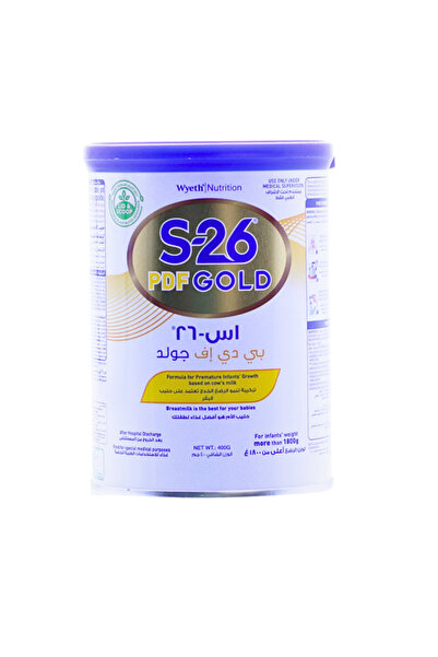 S-26 حليب الأطفال الخدج من بي دي إف جولد 400 غرام