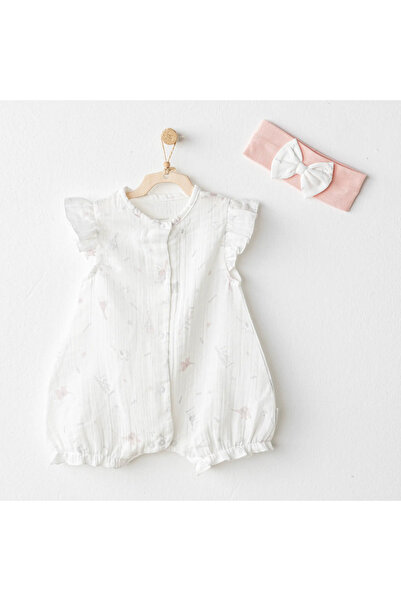 andywawa Andy Wawa Tulum Saç Bandı Takım Müslin Love Family Ekru