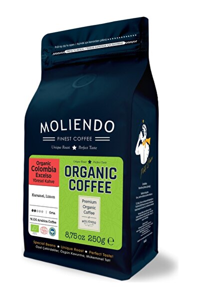 Moliendo Finest Coffee MOLİENDO ORGANİK KAHVE COLOMBIA EXCELSO YORESEL