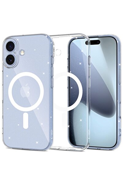 Tech-Protect Carcasă MagSafe pentru iPhone 17, transparentă/cu sclipici