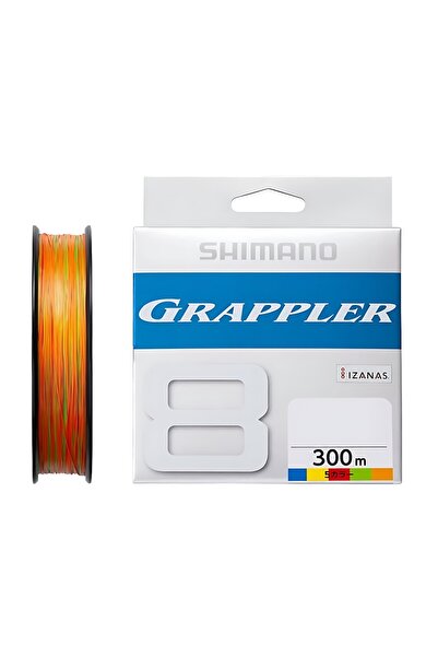 Shimano خيط صيد متعدد الألوان X8 بطول 300 متر وسمك 0.185 ملم، يتحمل وزن 12.3 ...