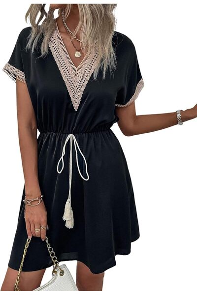 Atx Summer dress, beach, Atxnn, black, XXL