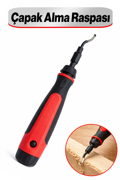 Badem10 Çapak Alma Raspası Plastik Saplı Metal Ahşap Plastik Yüzeyler İçin Pr...