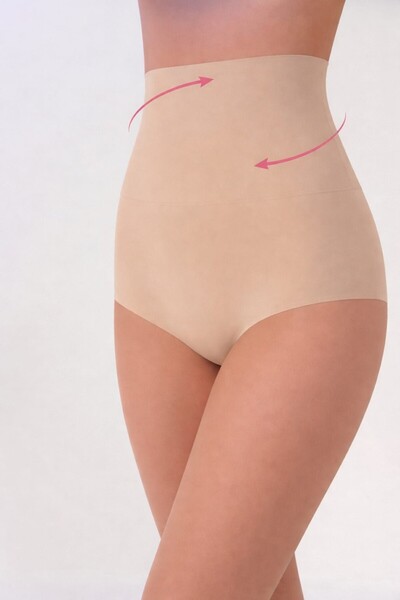 NBB 1935 Women's Laser Cut High Waist Panties Corset 3 Pieces