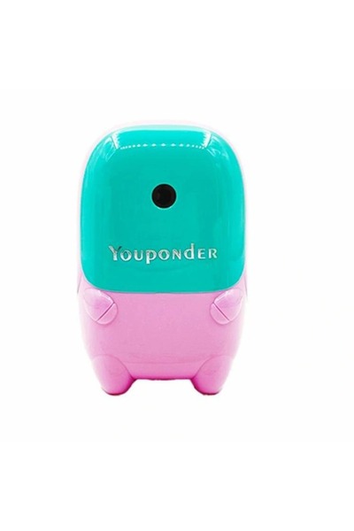 ATABY Micro Pastel Colored Flip Desktop Pencil Sharpener