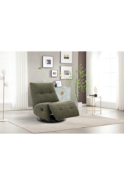 ALTIS Glider & Swivel Recliner Armless Ergonomic Reclining Chair with Smooth ...