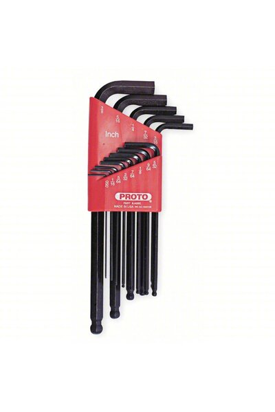 PROTO ® 13 Piece Round Head Hex Key Set