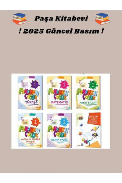 Fenomen Yayıncılık Fenomen Çocuk 1. Sınıf 2. Dönem Set (6 Kitap) 2025 2026
