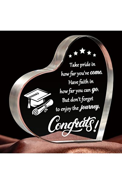 Generic Graduation Gifts for 2024, Inspirational Acrylic Keepsake