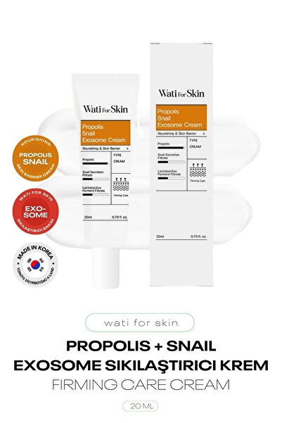 wati for skin Propolis ve Salyangoz Özü Eksozome Besleyici Nemlendirici Krem ...