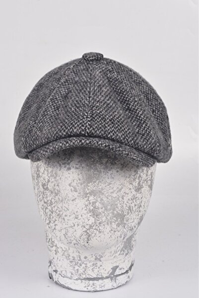 mercantoptan Kışlık 8 Parca Hakiki Yün Model Peaky Blinders Kasket Şapka