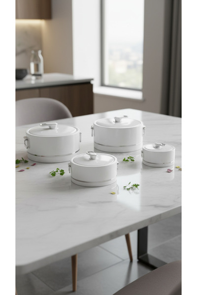 Generic Food container set with a perfect design: 800/2500/1700/1200 ml