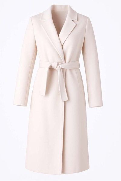 trender Women's Coat 3382 Ecru