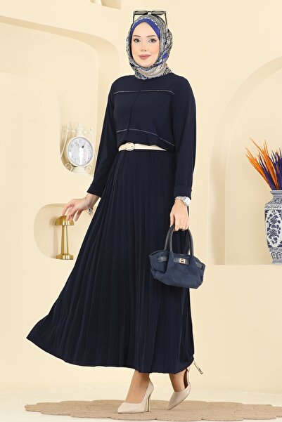 ModaMerve Eteği Piliseli Sandy Takım 3483UZ662-MS Laci