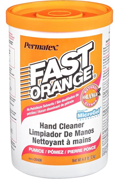 FAST ORANGE منظف اليدين بكريم الخفاف من بيرماتكس، 4.5 رطل