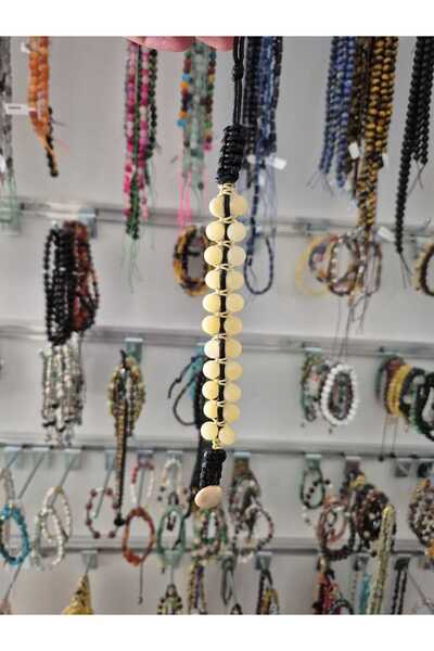 güleçdoğaltaş Yellow Calcite Natural Stone Braided Bracelet – Compatible with...