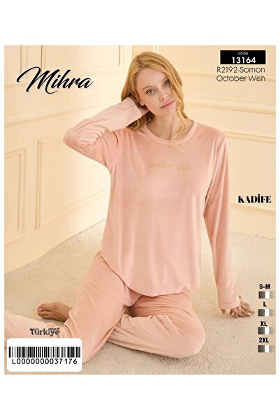 Mihra KADİFE PAÇASI LASTİKLİ PİJAMA TAKIMI