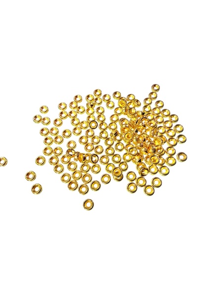 yiğit aksesuar 50 броя 6 мм златни цилиндрични дистанционни елементи за бижута