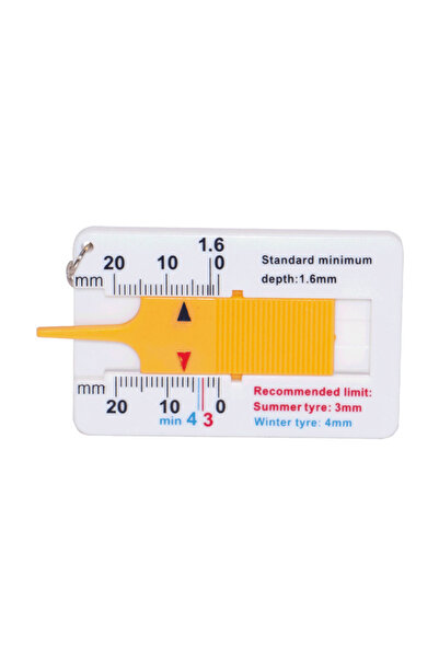 Maier DWMeasuring DW1KMLST فرجار عمق لولبي للإطارات - مع جسم بلاستيكي