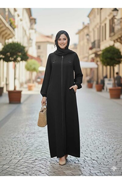 Hakko Aerobin Yaka Detaylı Namazlık Günlük Ferace