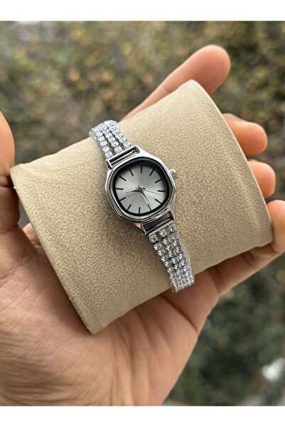Tulpar New Season Zircon Stone Detailed Elegant Women's Wristwatch
