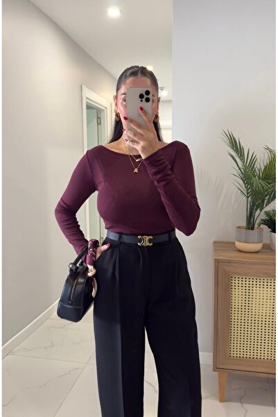 Liya Mass Kayık Yaka Bluz