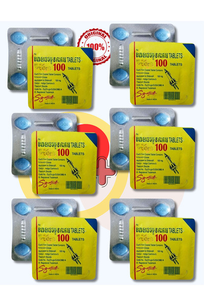 HİGUERA Vega 100mg 6 dizi 4'lü toplam İçinde 24 tablet Serleştirici7 Geciktir...