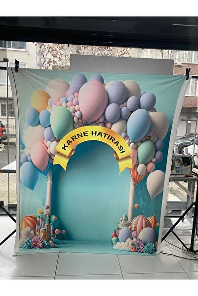 PROMISEBACKDROP2 150x200 Cm Karne Hatırası Fonu Okul Panoları, Etkinlik Fon