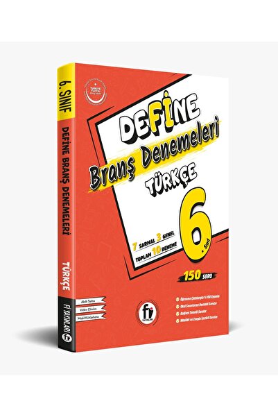 Fi Yayınları 6. Sınıf Define Türkçe Branş Denemeleri Maarif Model