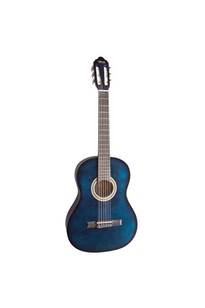 VALENCIA VC104TBUS Klasik Gitar 4/4 (Mavi Sunburst) | Sap Çelikli - Canlı Mav...