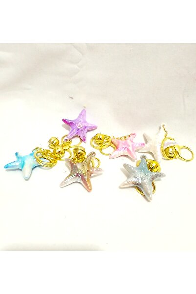 Pufline Starfish Keychain and Bag Ornament