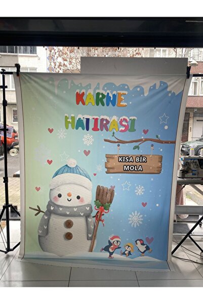 PROMISEBACKDROP2 150x200 Cm Karne Hatırası Fonu Okul Panoları, Etkinlik Fon