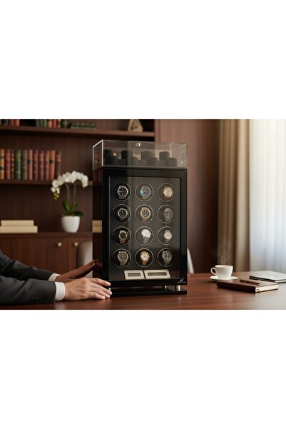 ROBERT TAYLOR Otomatik Saat Kurma Dolabı | 12 +8 | Kilitli | Dijital Ekran | ...