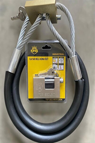 PADRİ Motorsiklet 2 Metre 10 Mm Kesilmez Çelik Halat Motorsiklet Bağlama Hala...