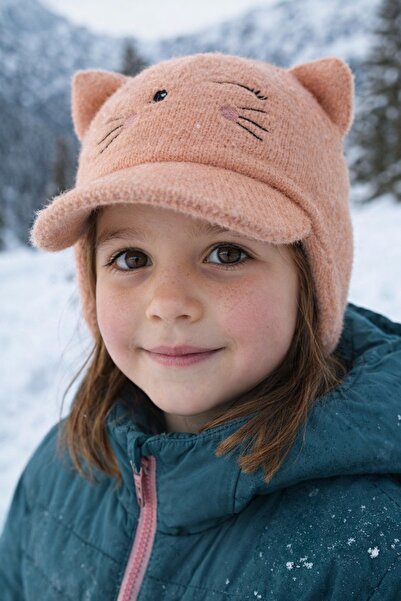 LAGRANZE Little Bear Girl's Winter Beanie