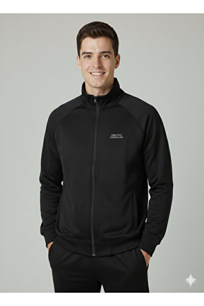 Butik Pamuklu Siyah Eşofman Takımı