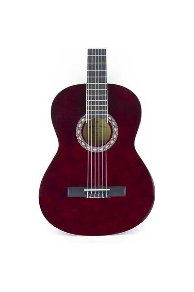 Miguel Angela MA1-WR Klasik Gitar (Bordo) | Şık Bordo Kaplama