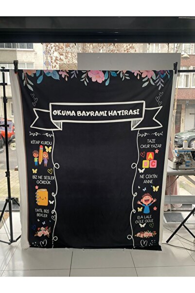 PROMISEBACKDROP2 150x200 Cm Okuma Bayramı Fonu Okul Panoları, Etkinlik Fon
