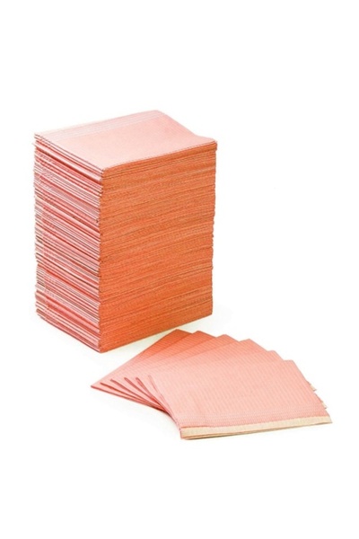 Pink Nails Set de 20 șervețele de masă portocalii, protectoare